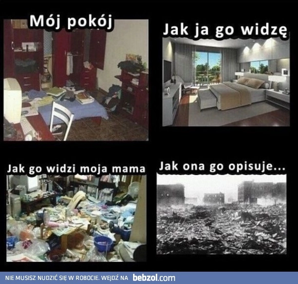 Mój pokój oczyma różnych ludzi