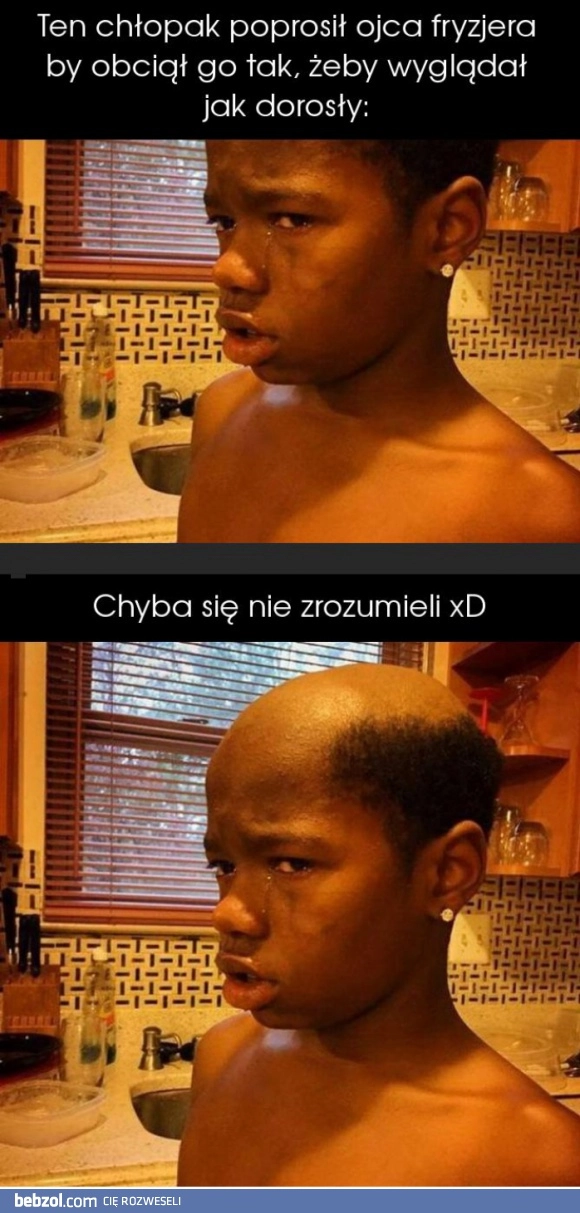 Chciał wyglądać jak dorosły