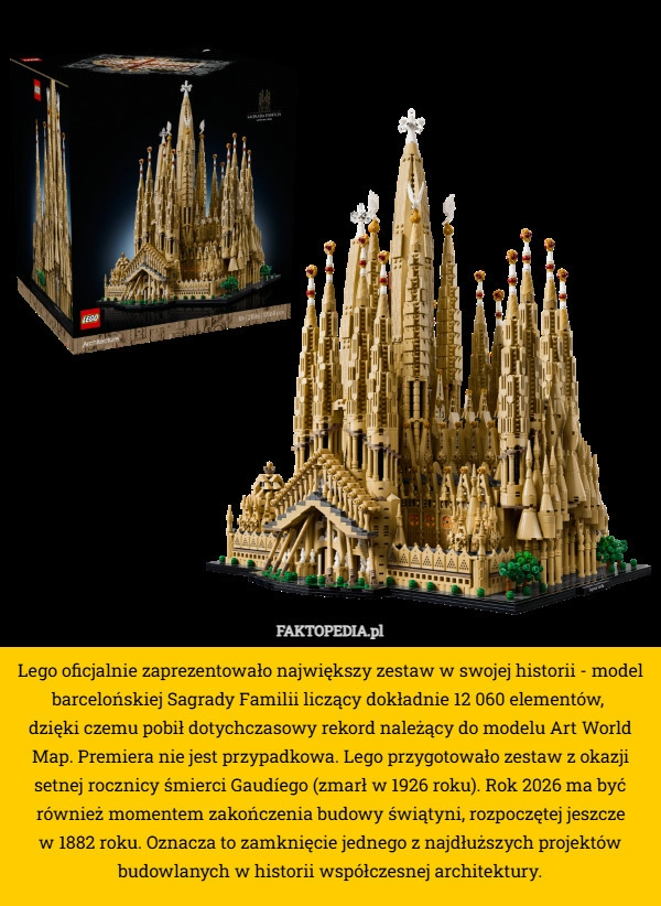 Lego oficjalnie zaprezentowało największy zestaw w swojej historii - model