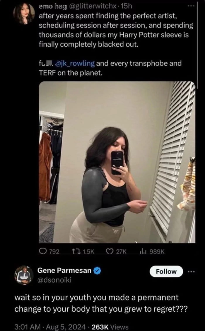 That's some sirius black tattoo