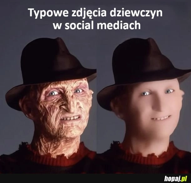 Typowe zdjęcia dziewczyn w social mediach