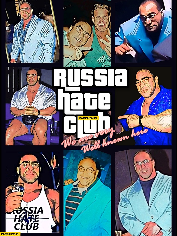 Russia hate club przypakowany gość GTA Grand Theft Auto