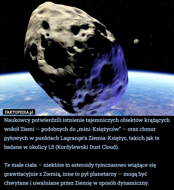 Naukowcy potwierdzili istnienie tajemniczych obiektów krążących wokół Ziemi