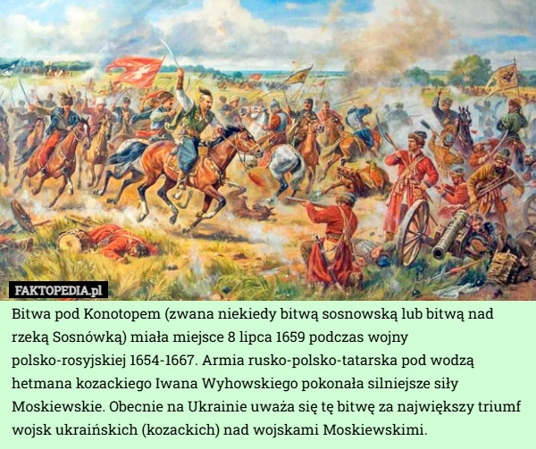 Bitwa pod Konotopem (zwana niekiedy bitwą sosnowską lub bitwą nad rzeką