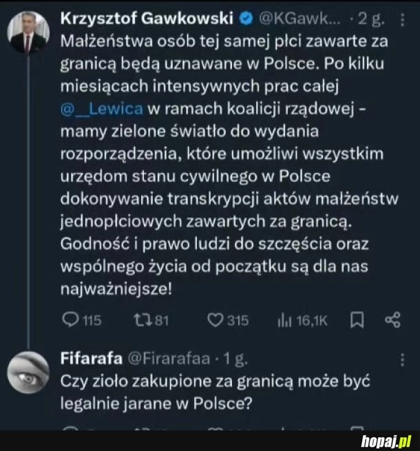Tak, poproszę
