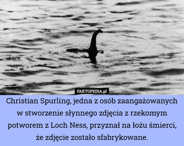 Christian Spurling, jedna z osób zaangażowanych w stworzenie słynnego zdjęcia