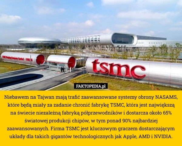 Niebawem na Tajwan mają trafić zaawansowane systemy obrony NASAMS, które