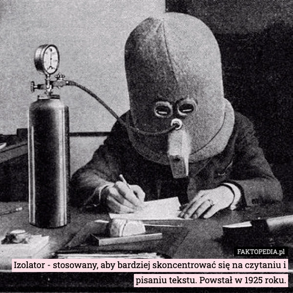 Izolator - stosowany, aby bardziej skoncentrować się na czytaniu i pisaniu