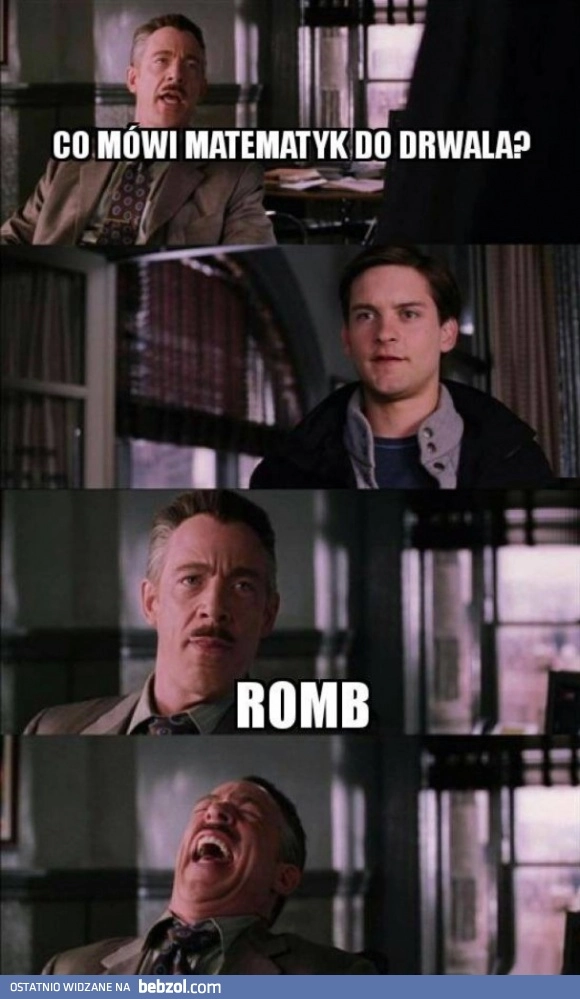 Matematyk do drwala 