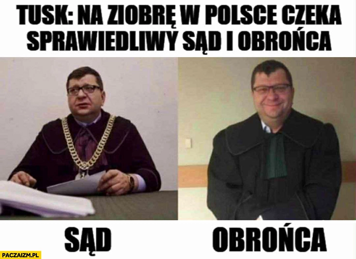 Tusk: na Ziobrę w Polsce czeka sprawiedliwy sąd i obrońca Zbigniew Stonoga