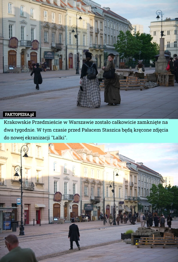 Krakowskie Przedmieście w Warszawie zostało całkowicie zamknięte na dwa