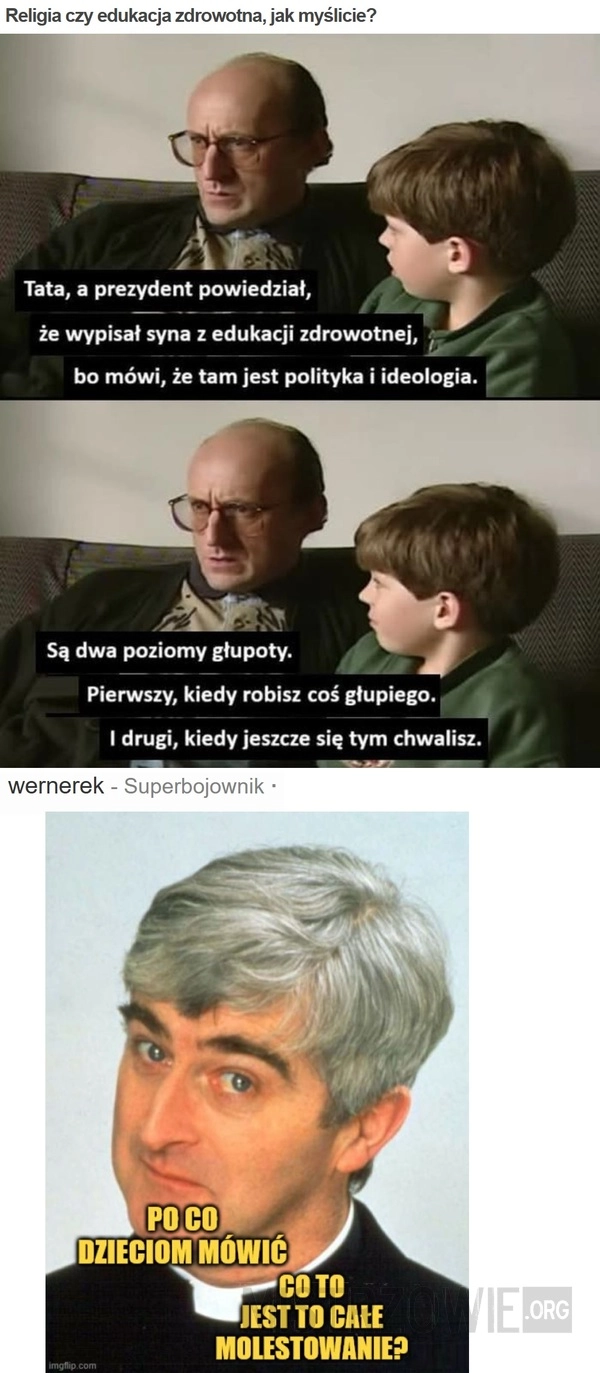 
    Religia czy edukacja zdrowotna, jak myślicie?