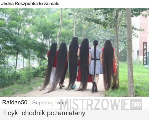 
    Jedna Roszpunka to za mało