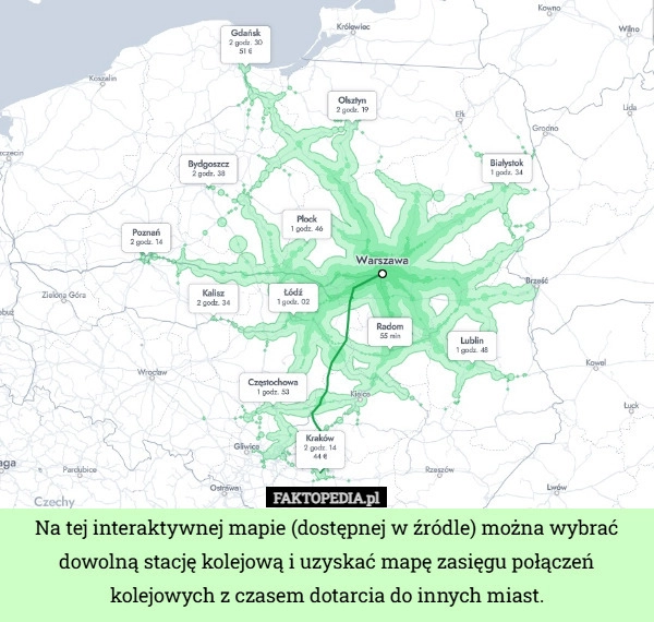 Na tej interaktywnej mapie (dostępnej w źródle) można wybrać dowolną stację