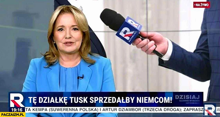 TV Republika tę działkę Tusk sprzedałby Niemcom