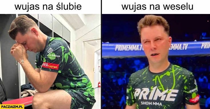 Piotr Korczarowski wujas na ślubie vs wujas na weselu fame MMA prime