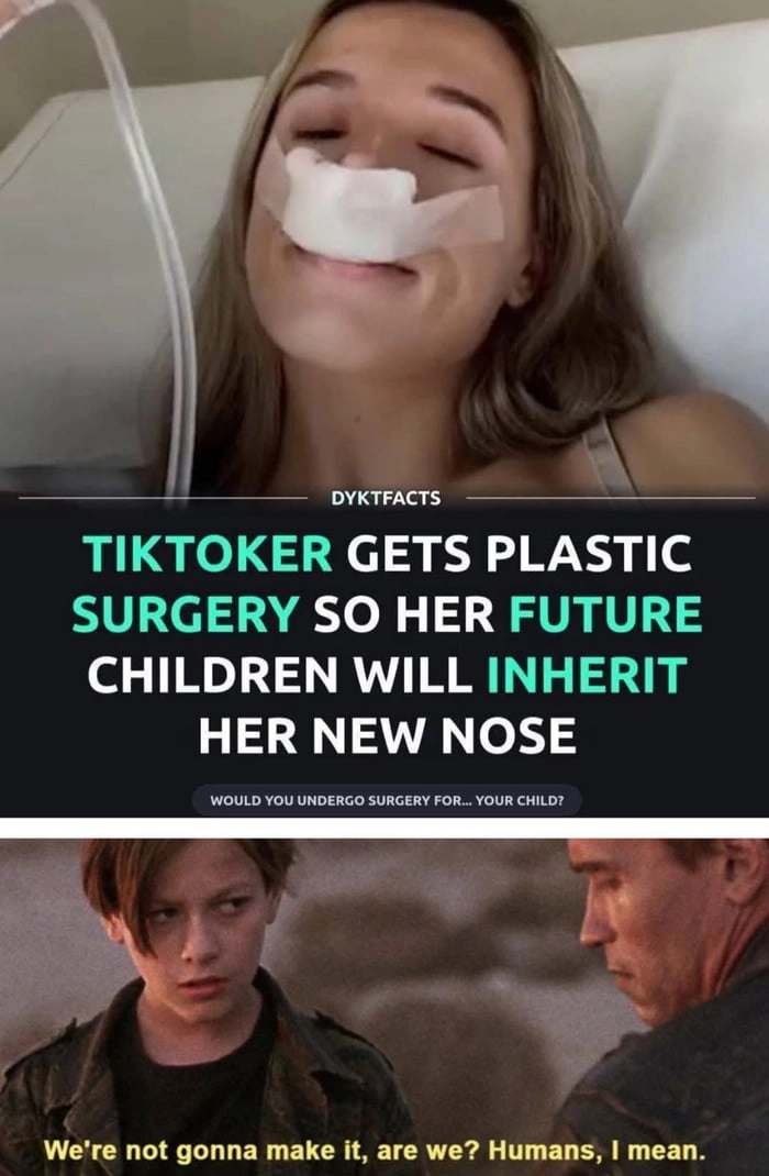 Evolving, but evolving backwards..